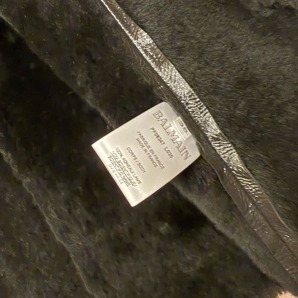 Balmain shearling jacket - Picture 3 of 4